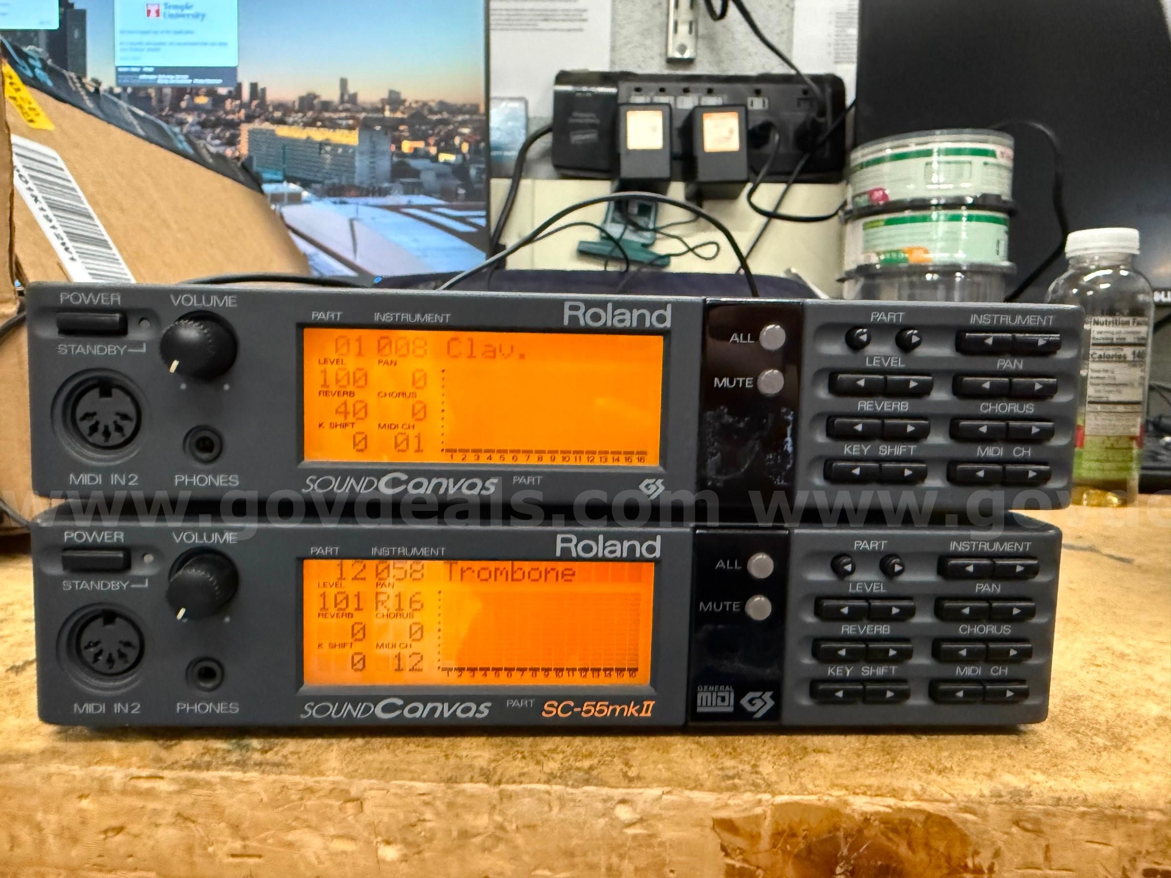 Roland SoundCanvas MIDI Sound Modules (2) | GovDeals