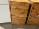 2 Wooden Cabinets