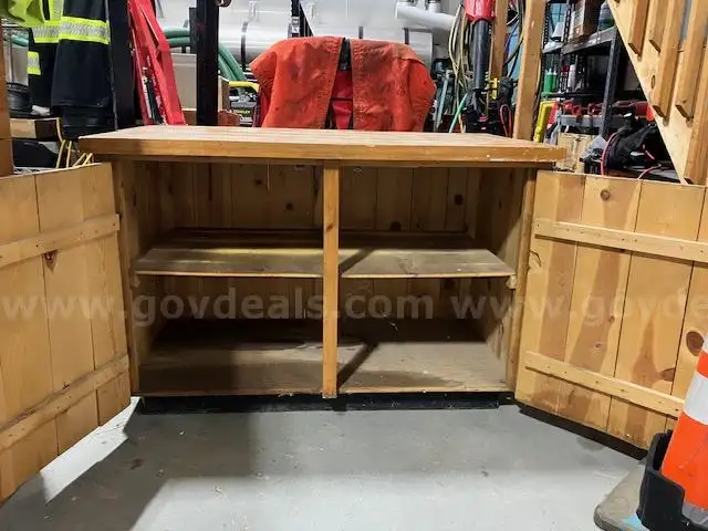 2 Wooden Cabinets