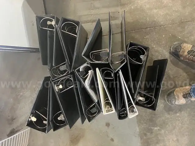 Lot of 16 Various Size Binders