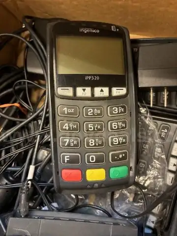 Ingenico Credit Card Machines, Link Sys Port Switch &#x26; Cords