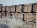 Lot of 10 Military Issued 55-Gallon Collapsible Water Drum Emergency Pontoons Anchors Camps Home