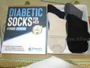 40 boxes (160 pairs) Doctor&#x27;s Select Wide Top Compression Socks Small/Medium - 1/4 heights (Retail $19.99/box of 4)