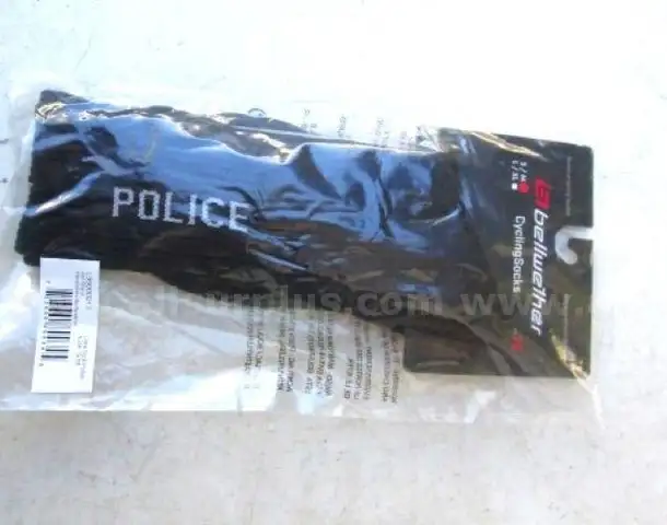 Lot of 115 Bellwether Police Tactical Socks Size S/M Law Enforcement Crew Length Black