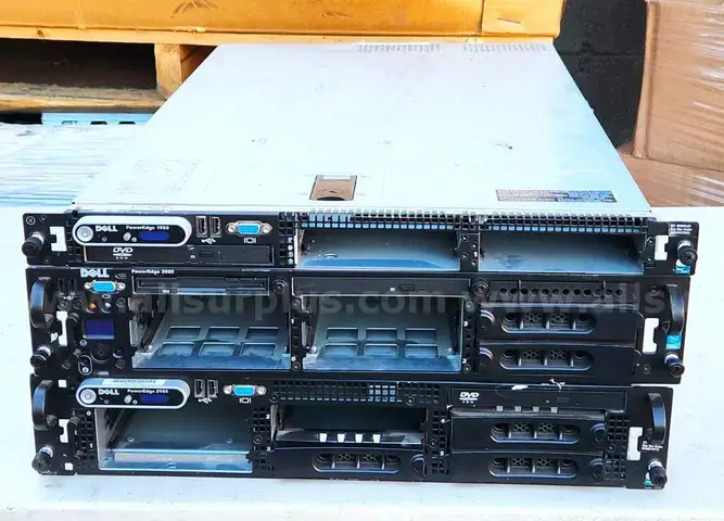 Lot of 3 Dell 1950 2850 2950 Computer Servers