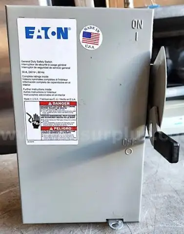 Eaton DG321NGB General Duty Safety Disconnect Switch 30A | 240VAC | 3-Pole | 4-Wire | NEMA 1 (Item ID: 011326-1)