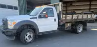 2015 Ford F-550 4x4 Flatbed Dump bed