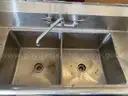 Commercial Stainless Sink-Double Compartment