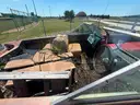 1972 Swisscraft Fiberglass Boat w/Johnson 115 outboard motor &#x26; Trailer PARTS ONLY