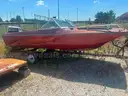 1972 Swisscraft Fiberglass Boat w/Johnson 115 outboard motor &#x26; Trailer PARTS ONLY