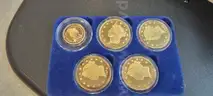 5 Collector Coins, 1795,1849,1854,1870 &#x26; 1906