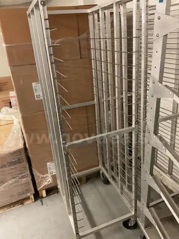 Mobile Wire Shelving Rack with Casters