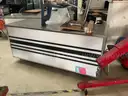 Stainless Steel Serving Counter with Decorative Front Panel