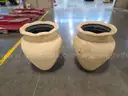 Matching Flower Pots (Lot 1 of Qty. 2)
