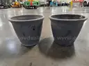 Matching Flower Pots (Lot 2 of Qty. 2)