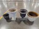 Misc. Flower Pots (Lot Qty. 4)