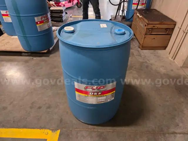 55 Gallon Blue Barrel (Empty)