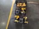 Lot of Dewalt Cordless Tools, Case and Bag