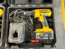 DeWalt 18v Portable Drills (Lot of 2) and (1) Ryobi Bluetooth AM/FM Radio Speaker