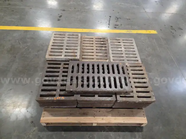 Cast Floor Drain Grates - (Lot 3 of Qty. 31)