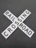 Crossing Sign from Metro North Rail Road