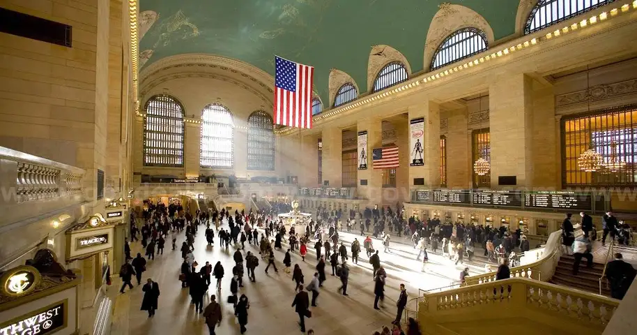 Vintage table and chairs from NY's Grand Central Station