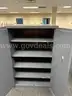Lot of Three Heavy Duty Metal Storage Cabinets