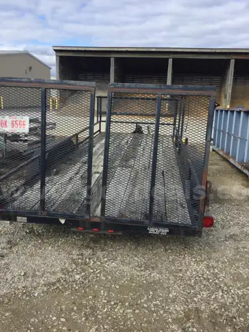 2005 MITCHES WELDING 18X6 6" LANDSCAPE TRAILER