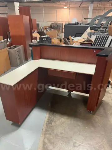 Lot of 1 Mobile Reception Desk