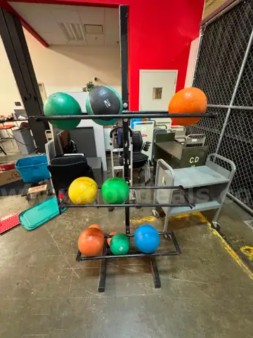 Lot of 1 Medicine Ball Rack