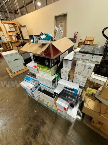 Lot of Approximately 120 Assorted Toner Cartridges