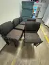 Lot of 26 Dark Cushioned Stacking Chairs