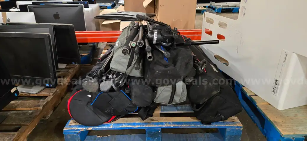 Lot of Assorted Camera Stands