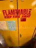 Lot of 1 Yellow Flammable Cabinet