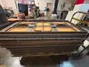 Lot of 10 Rectangular Wood Top Tables