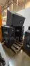 Lot of 5 large JBL SR series speakers