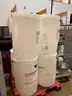Lot of Seven 30 Gallon Plastic Barrels
