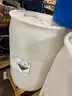 Lot of Five 55 Gallon Plastic Barrels