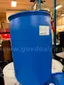 Lot of Five 55 Gallon Plastic Barrels