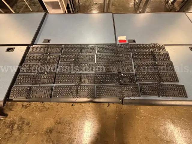 Lot of 20 Wired Dell Computer Keyboards