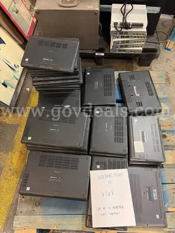 Lot of 51 Assorted Dell Laptops