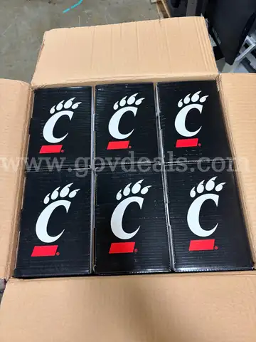 Lot of 12 Retired UC Football Bobbleheads