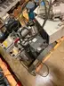 Lot of Assorted electric motors, pump units, valves, pressure accumulators, and mounted control components