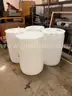 Lot of Four 55 Gallon Plastic Barrels