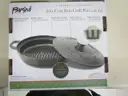 8in. CAST IRON GRILL PAN W/LID