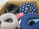 LOT OF NECK PILLOWS