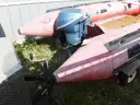 1988 Achilles inflatable watercraft with 9.9 HP motor