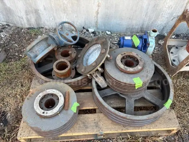 Sheaves, valves and pump parts