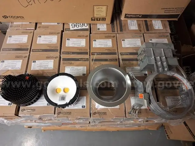 New Cooper Portfolio DW6 LED 6&#x201D; Round Downlights &#x2013; Qty 300