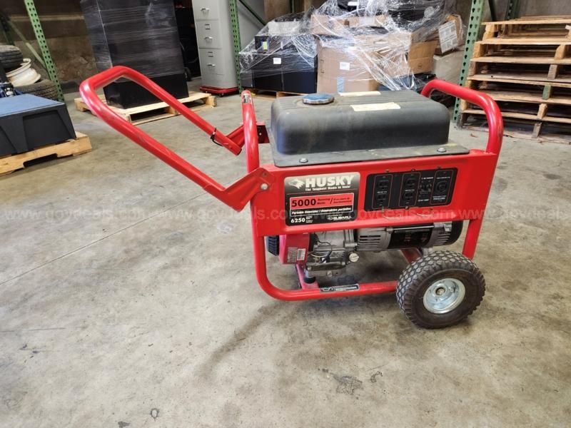 2009 5000 WATT SUBARU HUSKY GENERATOR AllSurplus